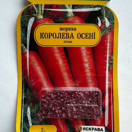 Морква Королева Осені 2г.